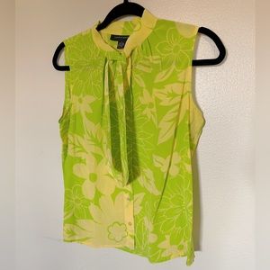Y2K floral blouse